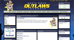 Desktop Screenshot of northperthoutlaws.ca