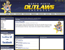 Tablet Screenshot of northperthoutlaws.ca